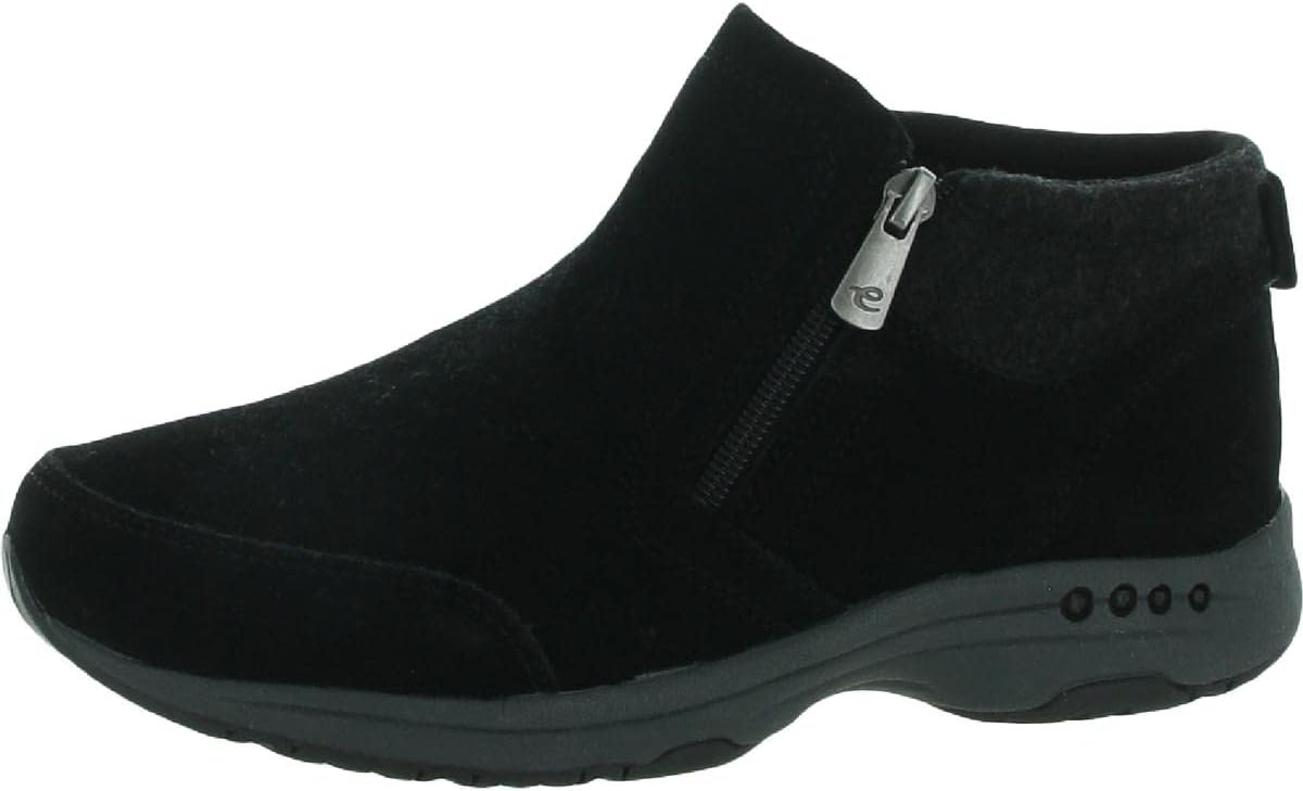 Easy Spirit Women's Tshuffle Booties  Color Black Suede Size 7M