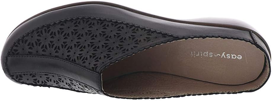 Easy Spirit Women's Dusk Block Heeled Mules  Color Black Size 6M