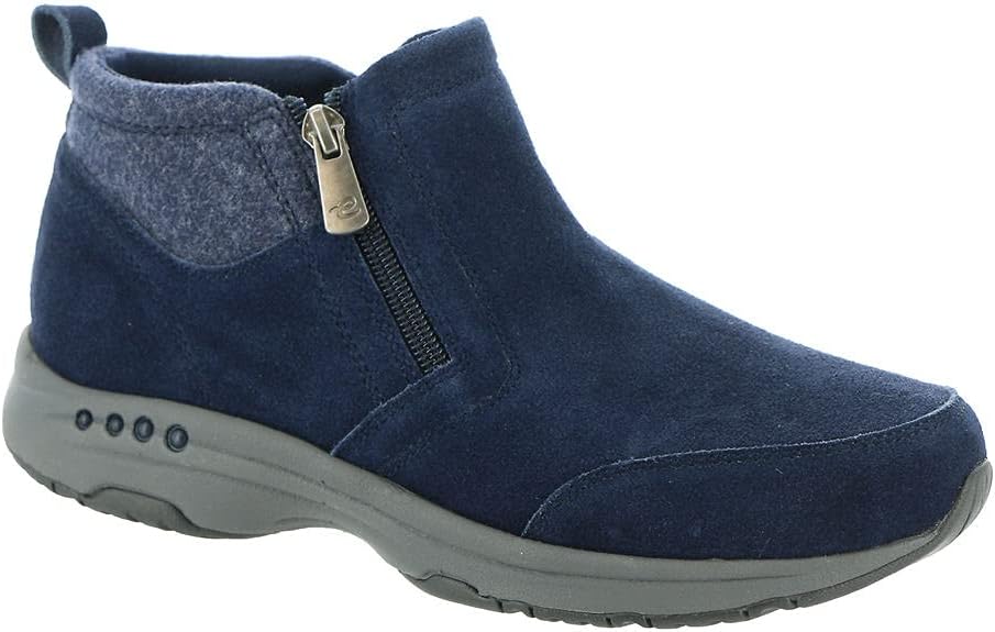 Easy Spirit Women's Tshuffle Ankle Boots  Color Dark Blue Suede Size 8.5M