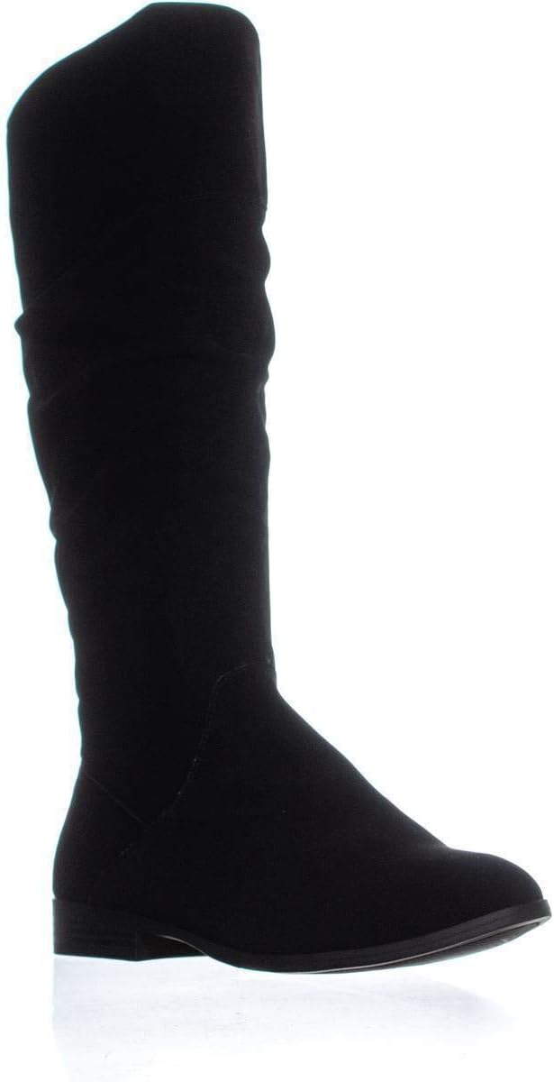 Style & Co Women's Kelimae Ruched Riding Boots  Color Black Size 7.5M