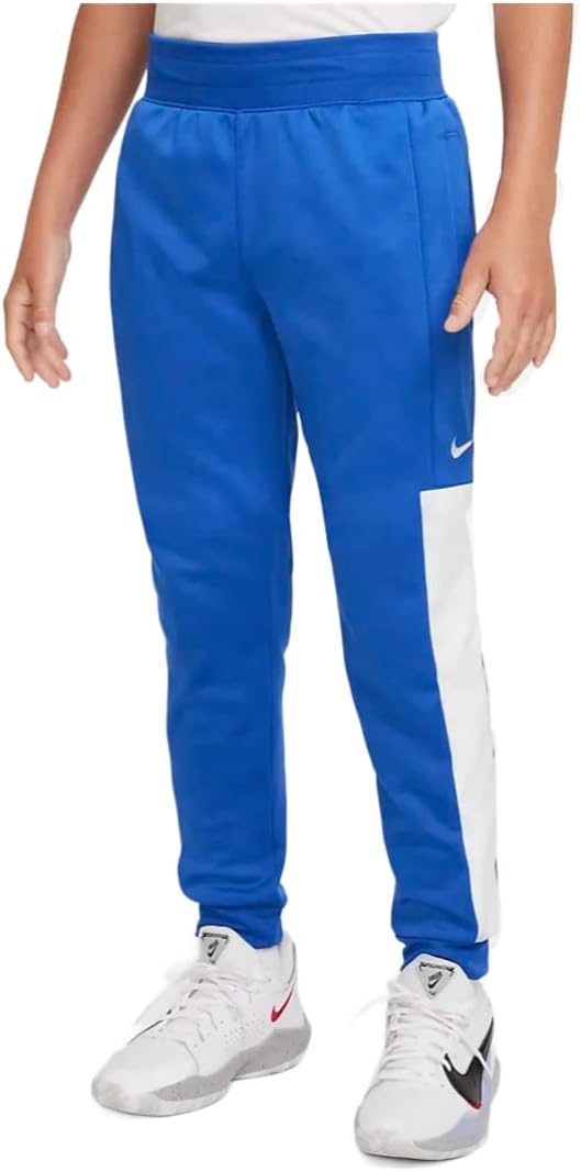 Nike Big Boys Therma-Fit Elite Game Pants  Color Royal/White Size M 10-12