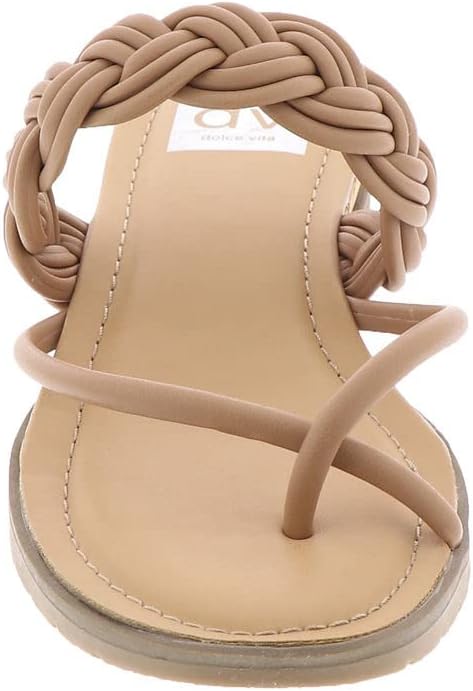 DV Dolce Vita Women's Fiorella Strappy Braid Sandals  Color Cafe Size 10M