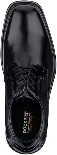 Dockers Men's Irving Slip Resistant Oxford Dress Shoes  Color Black Size 11.5