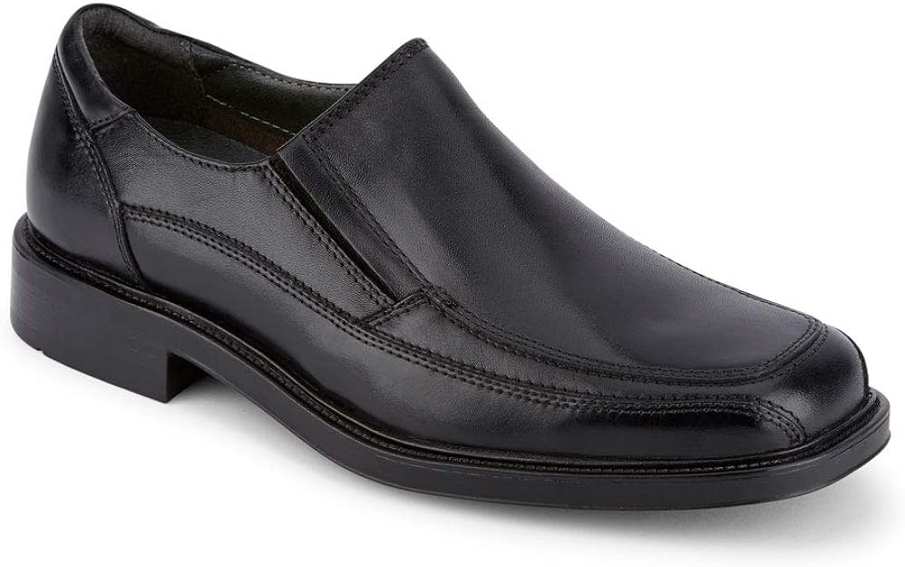 Dockers Men's Proposal Slip-On Loafer   Color Black Leather Size 12W