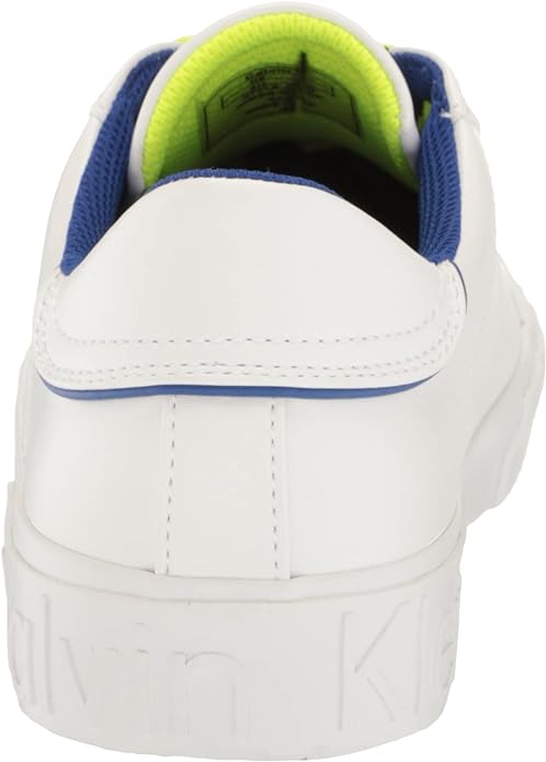 Calvin Klein Men's Reon Casual Sneaker  Color White Size 10.5M