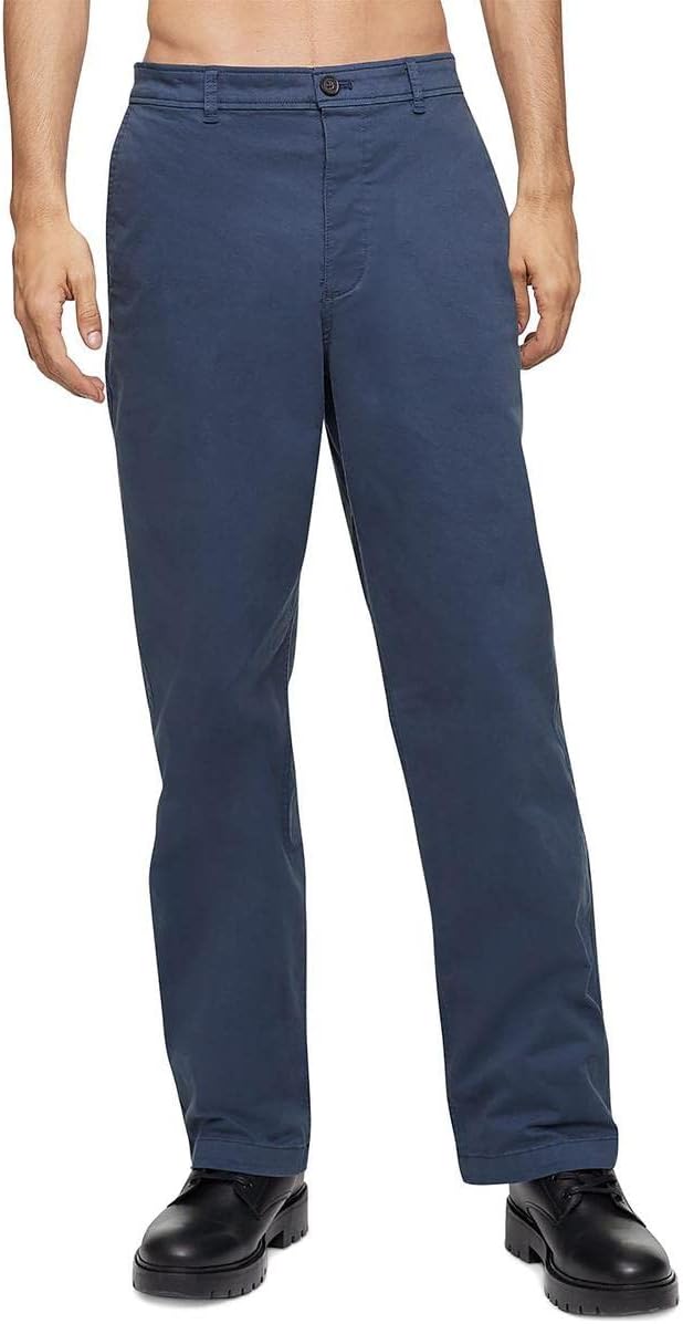 Calvin Klein Men's Relaxed Fit Chino Pants  Color Ink Size 33