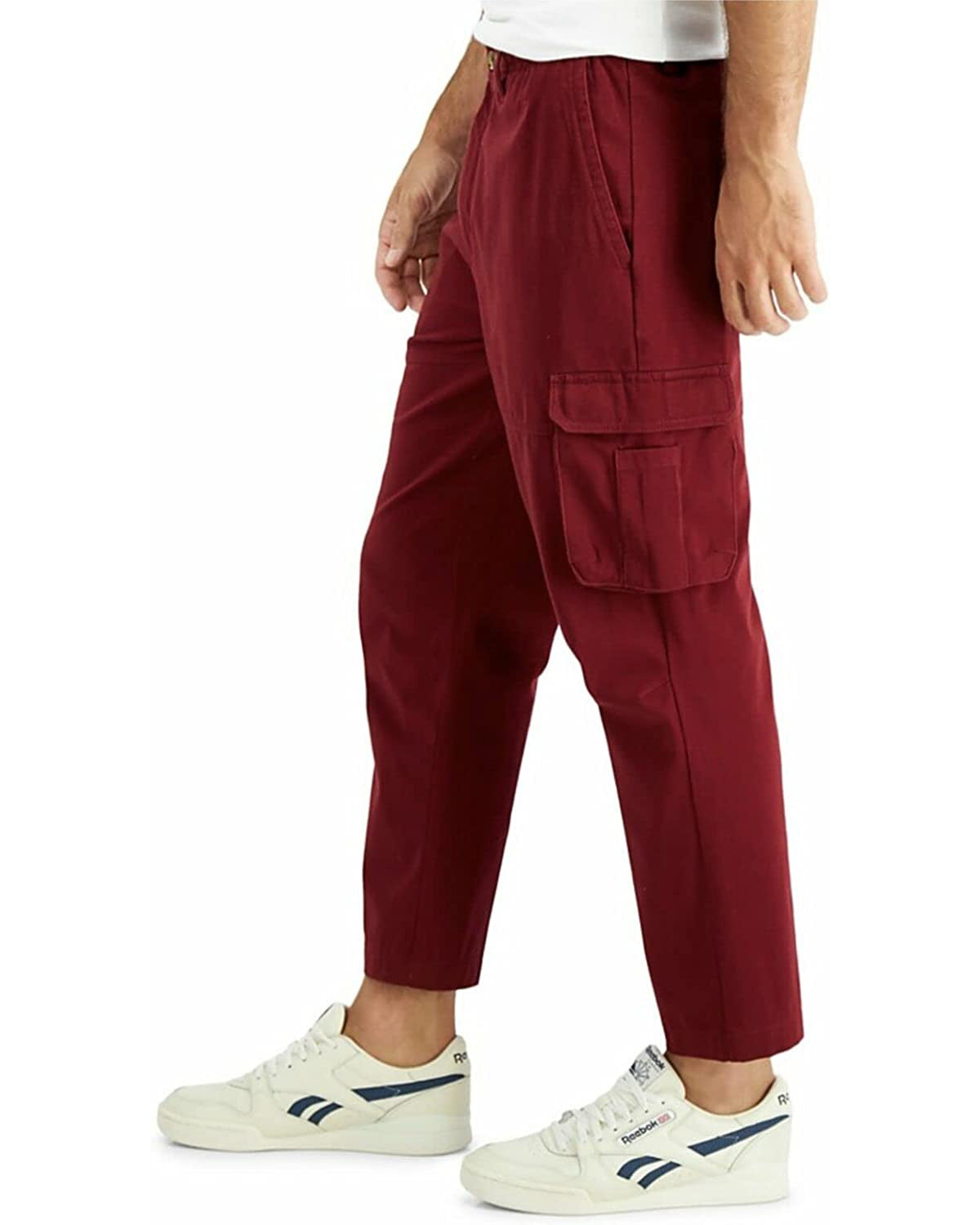 Club Room Men's Cargo Pants  Color Garnet Stone Size 2XL