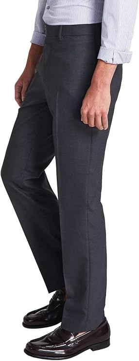 Calvin Klein Men's Wool Slim-Fit Dress Pants  Color Gray W36xL32