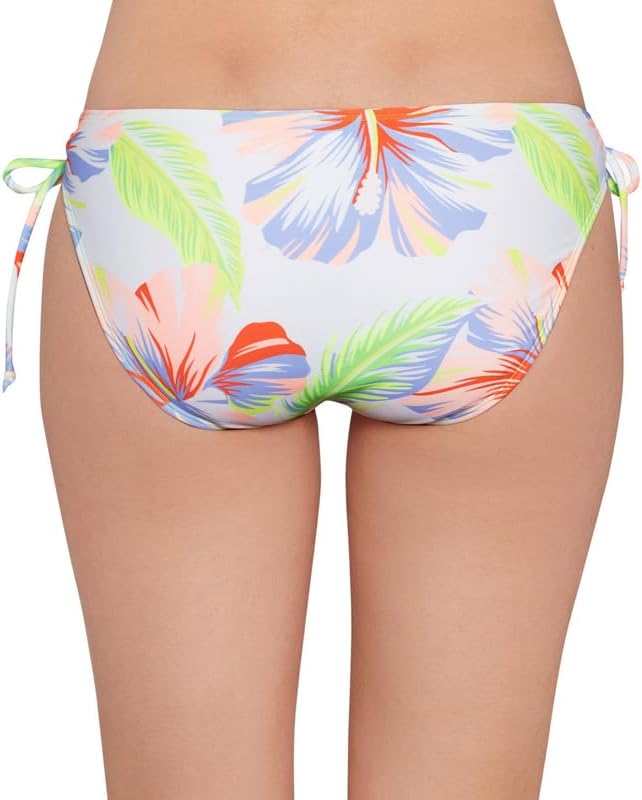 Salt Cove Juniors Hibiscus Garden Side-Tie Bikini Bottoms Color Hibiscus Garden Size M