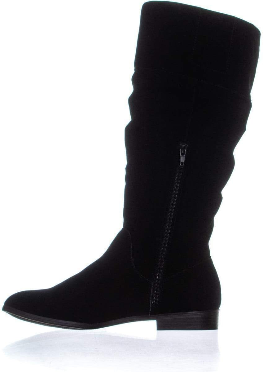 Style & Co Women's Kelimae Ruched Riding Boots  Color Black Size 7.5M