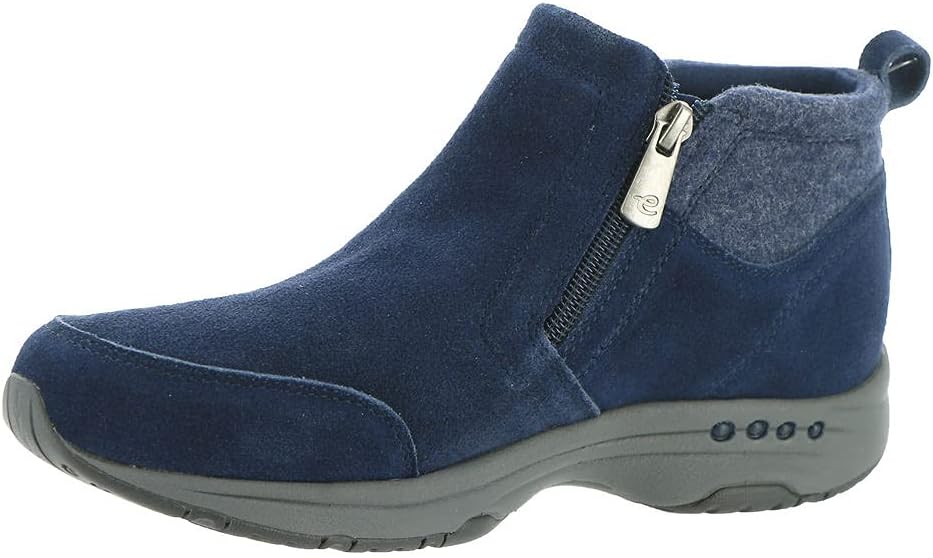 Easy Spirit Women's Tshuffle Ankle Boots  Color Dark Blue Suede Size 8.5M