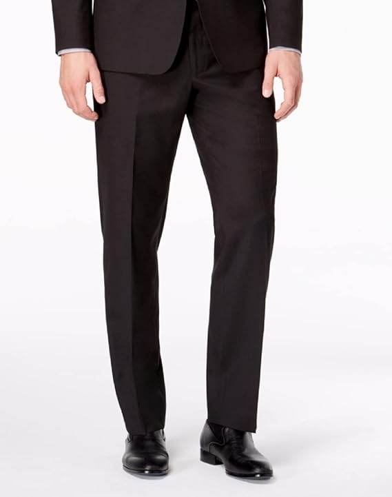 Marc New York Men's Modern-Fit 2-Pc Two-Button Suit  Color Black Solid 38R 31 Waist