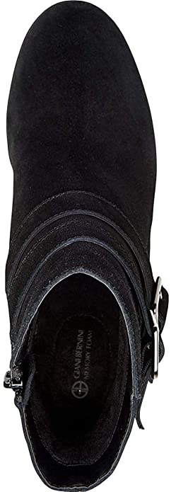 Giani Bernini Women's Sashaa Memory-Foam Water-Resist Booties  Color Black Suede Size 9M