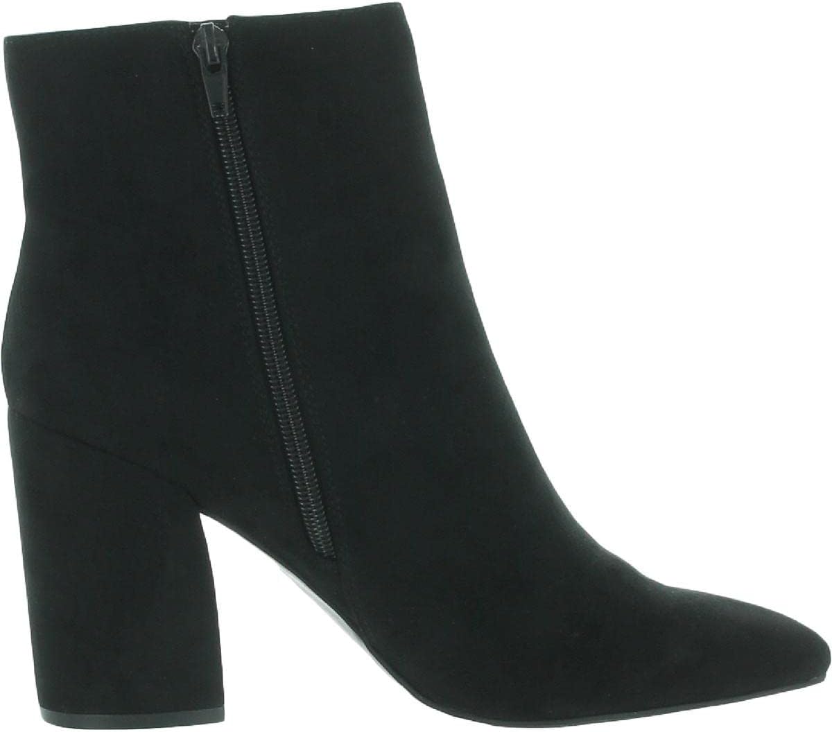 Sugar Women's Evvie Pointed Toe Ankle Booties  Color Black Suede Size 6.5M