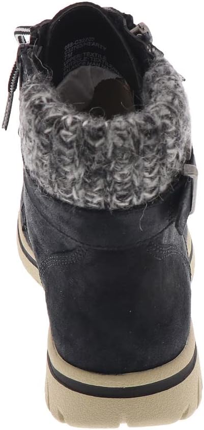 Cliffs by White Mountain Women's Hearty Ankle Boots  Color Black Fabric Size 11M