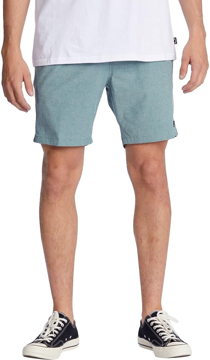 Billabong Men's Crossfire Elastic 19" Hybrid Shorts  Color Marine Size S