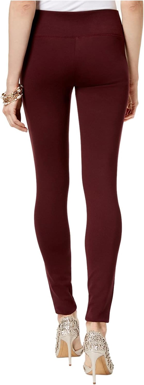 INC International Concepts Women's Pull-On Ponte Skinny Pants  Color Dark Mahogany Size 6