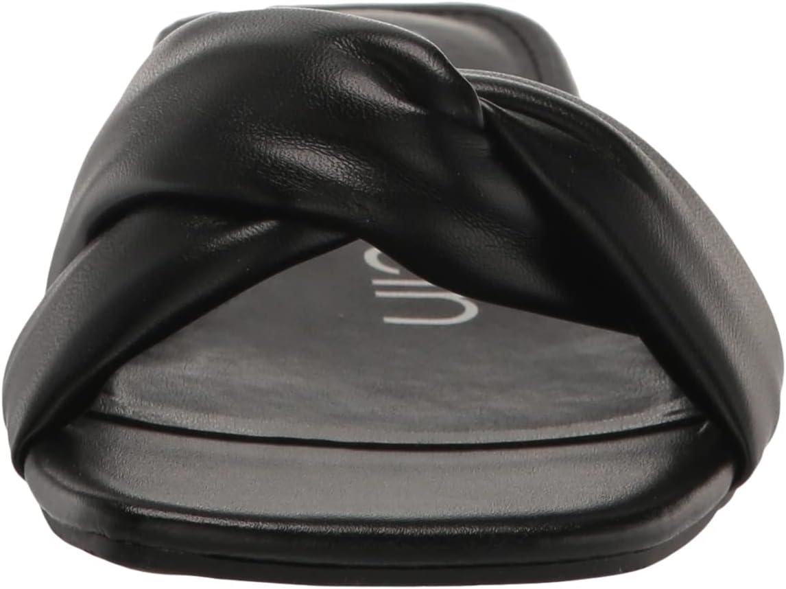 Calvin Klein Women's Marita Sandals  Color Black Leather Size 8.5M