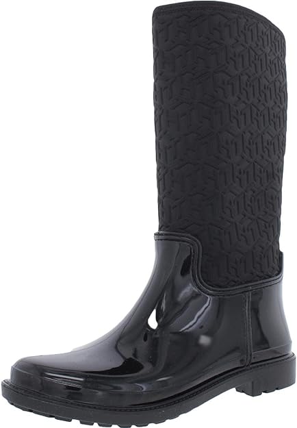 Tommy Hilfiger Women's Saray Rain Boots  Color Black Size 8M