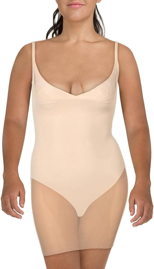 Miraclesuit Women's Wear-Your-Own-Bra Sheer Shaping Torsett  Color Nude Size 2XL