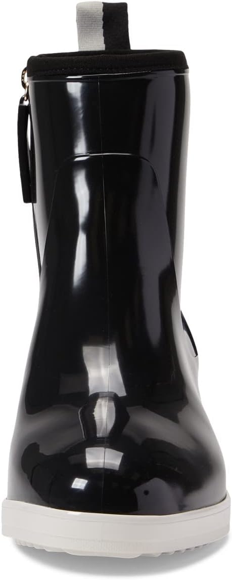 kate spade new york Women's Puddle Rain Boots  Color Black Parchment Size 9M