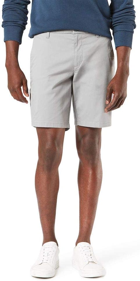 Dockers Men's Ultimate Straight Fit Supreme Flex Shorts  Color Foil Gray Size 40