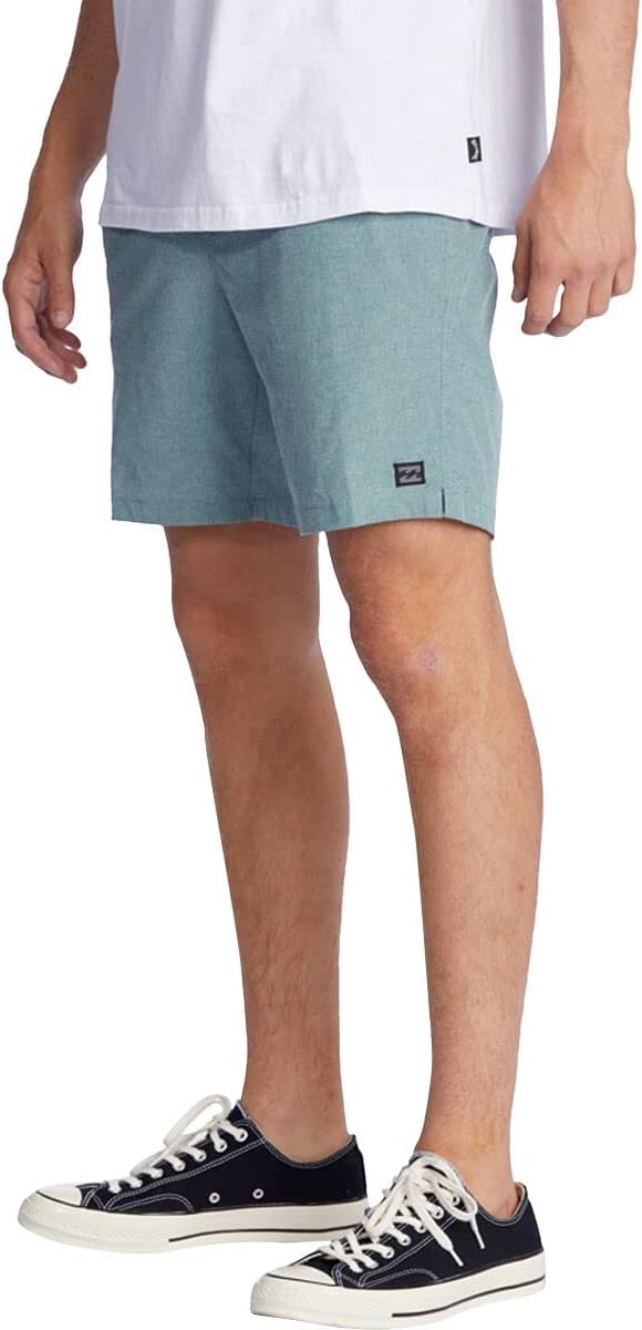 Billabong Men's Crossfire Elastic 19" Hybrid Shorts  Color Marine Size S