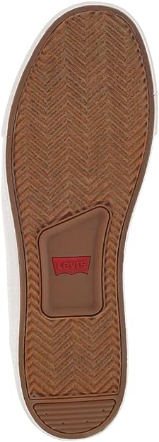 Levi's Men's Alpine Wax Stacked Sneaker  Color Tan/Brown Size 13