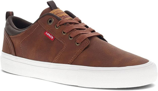 Levi's Men's Alpine Wax Stacked Sneaker  Color Tan/Brown Size 13