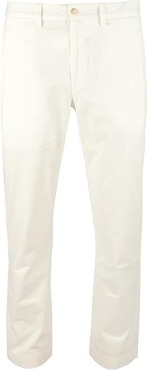 Polo Ralph Lauren Men's Stretch Straight Fit Chino Pants  Color Deckwash White W40xL32