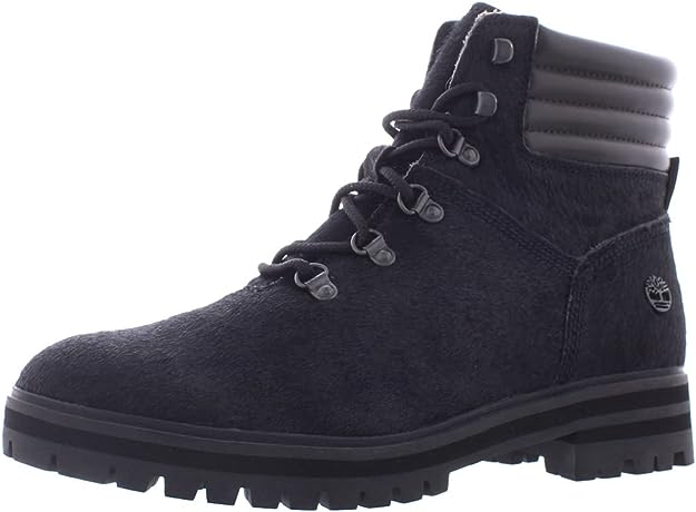 Timberland Men's London Square Mid Hiker Boot  Color Black Leather Size 8M