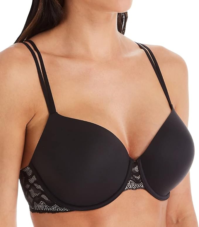 Calvin Klein Women's Perfectly Fit Lace Lined Full Coverage Bra  Color Black Size 32B