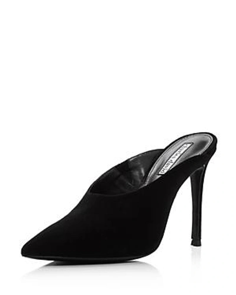 CHARLES DAVID Women's Carlyle Mules  Color Black Size 7.5M