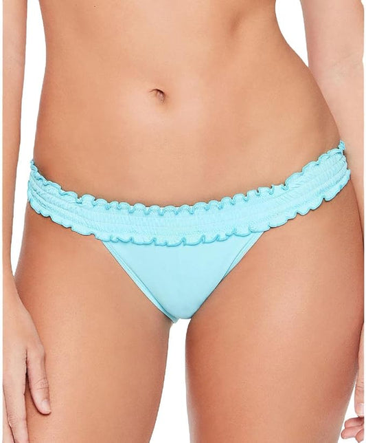 Salt + Cove Juniors' Low Rise Hipster Bikini Swim Bottoms  Color Sky Blue Size XS