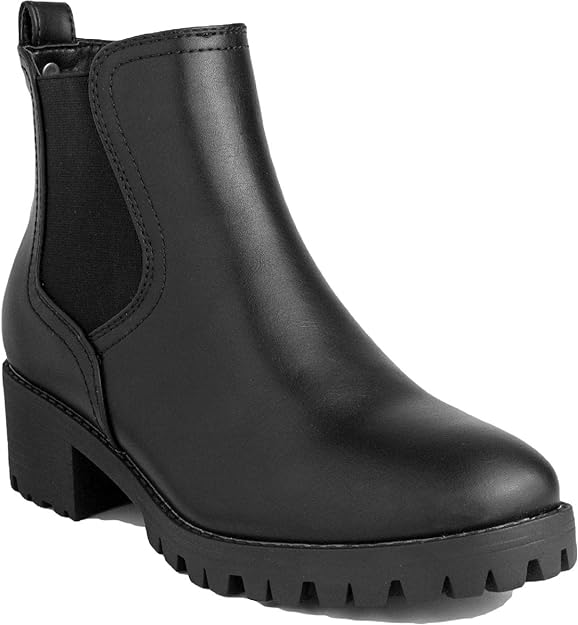 Sugar Women's Kelce Ankle Boots  Color Black Smooth Gore Size 6.5M