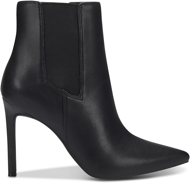 INC International Concepts Women's Katalina Pointed-Toe Booties  Color Black Smooth Size 10M