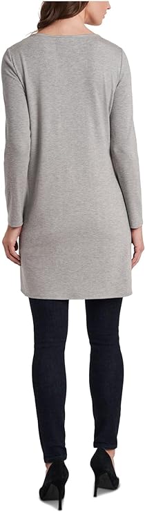 Vince Camuto Women's Asymmetrical Tunic Top  Color Medium Heather Grey Size M