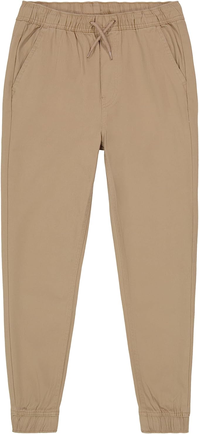 Nautica Boys' School Uniform Jogger Pants  Color Med Khaki Size XL (18-20)