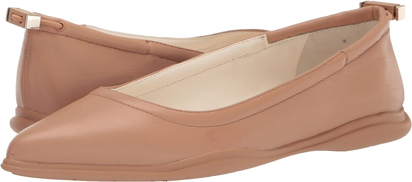 Vince Camuto Women's Bendreta Sport Pointed-Toe Ballet Flats  Color Sandstone Size 5.5M