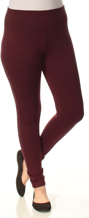 INC International Concepts Women's Pull-On Ponte Skinny Pants  Color Dark Mahogany Size 6