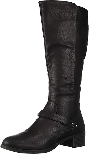 Easy Street Women's Jewel Mid Calf Riding Boots  Color Black Size 8M