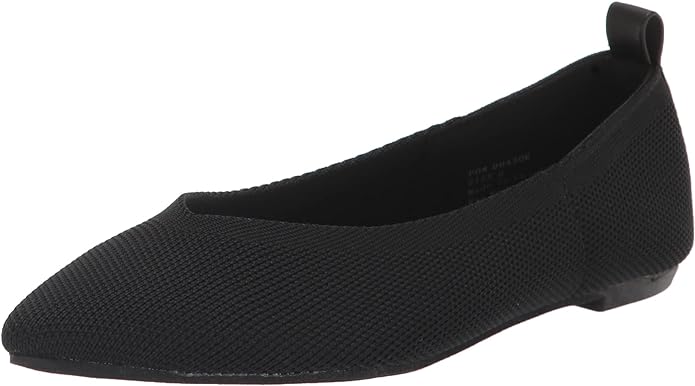 Journee Collection Women's Veata Slip On Pointed Toe Ballet Flats  Color Black Size 8.5M