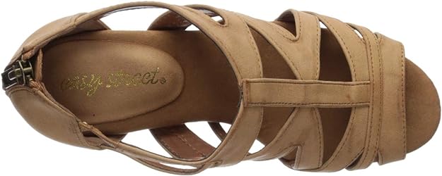 Easy Street Women's Amaze Dress Sandals  Color Cognac Size 11M