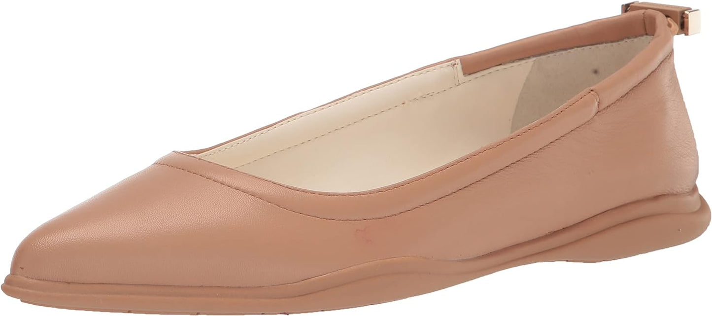 Vince Camuto Women's Bendreta Sport Pointed-Toe Ballet Flats  Color Sandstone Size 5.5M