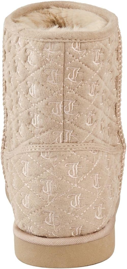 Juicy Couture Women's Kave Ankle Warm Winter Booties  Color Beige Size 6M