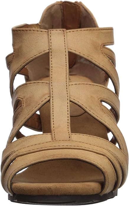 Easy Street Women's Amaze Dress Sandals  Color Cognac Size 11M