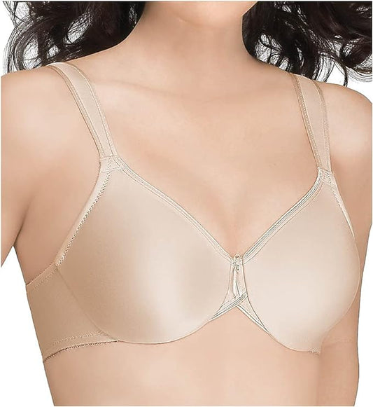 Wacoal Bodysuede Ultra Full Figure Seamless Underwire Bra  Color Sand Size 36DD