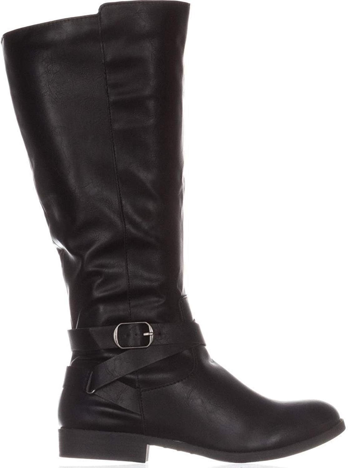 Style & Co Women's Madixe Wide-Calf Riding Boots  Color Black Size 7M