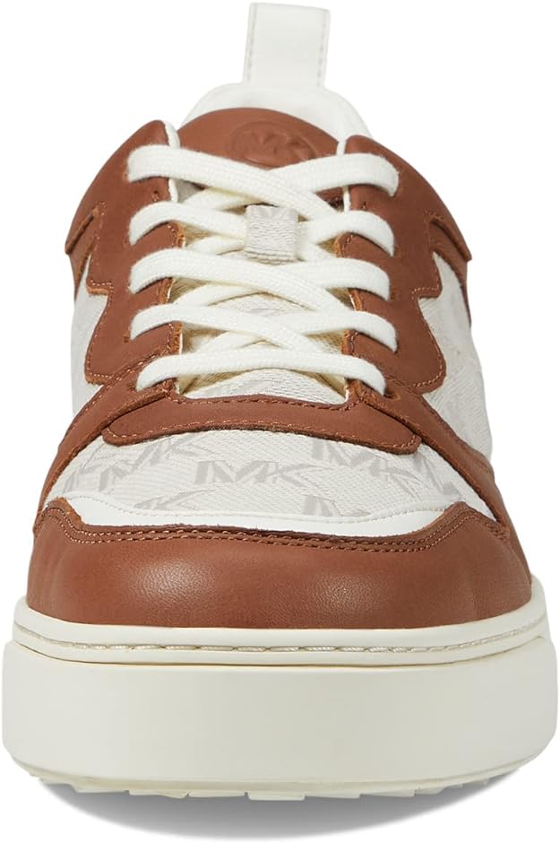 Michael Kors Men's Baxter Mixed-Media Sneakers  Color Natural Size 11