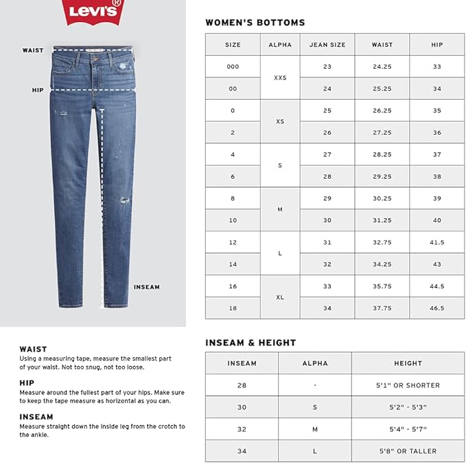 Levi's Women's 721 Slim-Fit Cargo Ankle Jeans  Color Defined Twill Caviar Size 00/W24